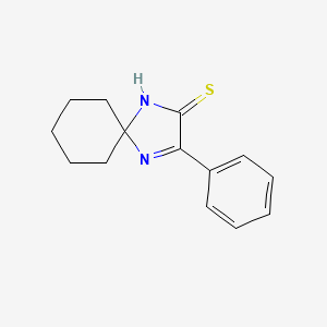 3-Phenyl-1,4-diazaspiro[4.5]dec-3-ene-2-thione