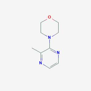 molecular formula C9H13N3O B2465915 4-(3-甲基吡嗪-2-基)吗啉 CAS No. 704864-86-8