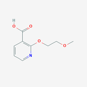 molecular formula C9H11NO4 B2466060 2-(2-Methoxyethoxy)pyridine-3-carboxylic acid CAS No. 247582-56-5