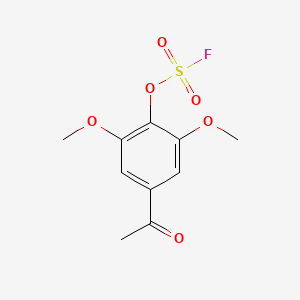 molecular formula C10H11FO6S B2466078 4-Acetyl-2,6-dimethoxyphenyl sulfurofluoridate CAS No. 2411267-78-0
