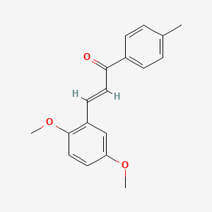 (2E)-3-(2,5-dimethoxyphenyl)-1-(4-methylphenyl)prop-2-en-1-one