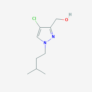 [4-Chloro-1-(3-methylbutyl)-1H-pyrazol-3-yl]methanol