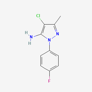 4-Chloro-1-(4-fluorophenyl)-3-methyl-1H-pyrazol-5-amine