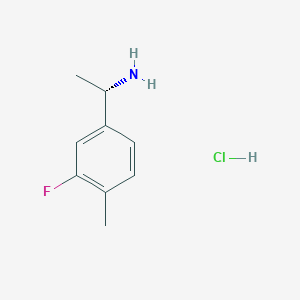 (S)-1-(3-Fluoro-4-methylphenyl)ethanamine hydrochloride
