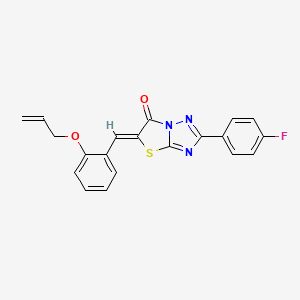 (Z)-5-(2-(allyloxy)benzylidene)-2-(4-fluorophenyl)thiazolo[3,2-b][1,2,4]triazol-6(5H)-one