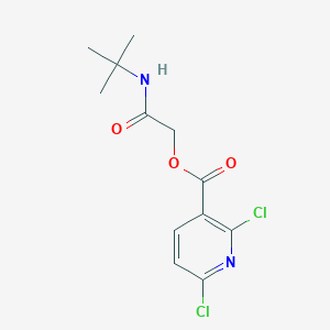 molecular formula C12H14Cl2N2O3 B2466402 (Tert-butylcarbamoyl)methyl 2,6-dichloropyridine-3-carboxylate CAS No. 1797906-22-9
