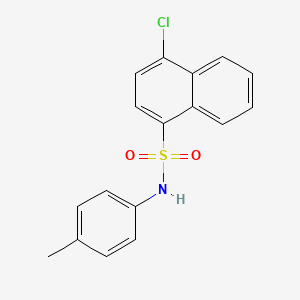 molecular formula C17H14ClNO2S B2466406 4-chloro-N-(4-methylphenyl)naphthalene-1-sulfonamide CAS No. 2361769-20-0