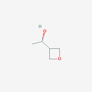 molecular formula C5H10O2 B2466413 (1S)-1-(oxetan-3-yl)ethanol CAS No. 2375165-26-5