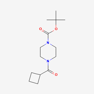 molecular formula C14H24N2O3 B2466417 Tert-butyl 4-(cyclobutanecarbonyl)piperazine-1-carboxylate CAS No. 1329288-29-0