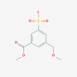 Methyl 3-fluorosulfonyl-5-(methoxymethyl)benzoate