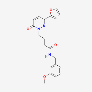 4-(3-(furan-2-yl)-6-oxopyridazin-1(6H)-yl)-N-(3-methoxybenzyl)butanamide