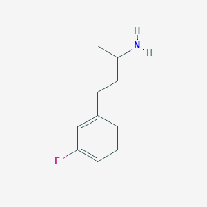 molecular formula C10H14FN B2466489 4-(3-Fluorophenyl)butan-2-amine CAS No. 1092924-64-5