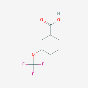 B2466577 3-(Trifluoromethoxy)cyclohexane-1-carboxylic acid CAS No. 1823895-51-7