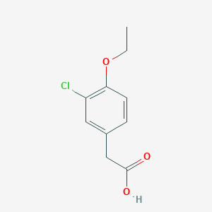 molecular formula C10H11ClO3 B2466652 (3-Chloro-4-ethoxyphenyl)acetic acid CAS No. 56369-45-0