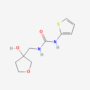 1-((3-Hydroxytetrahydrofuran-3-yl)methyl)-3-(thiophen-2-yl)urea