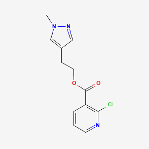 2-(1-methyl-1H-pyrazol-4-yl)ethyl 2-chloropyridine-3-carboxylate