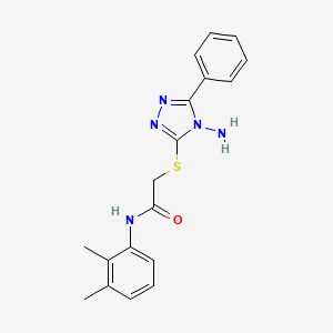 2-((4-amino-5-phenyl-4H-1,2,4-triazol-3-yl)thio)-N-(2,3-dimethylphenyl)acetamide