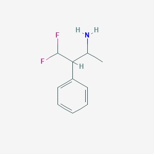 4,4-Difluoro-3-phenylbutan-2-amine