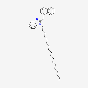 2-(naphthalen-1-ylmethyl)-1-octadecyl-1H-benzo[d]imidazole