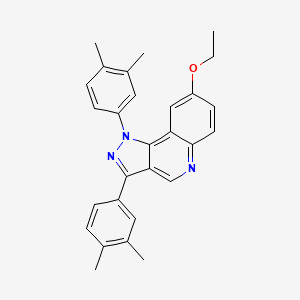 1,3-bis(3,4-dimethylphenyl)-8-ethoxy-1H-pyrazolo[4,3-c]quinoline