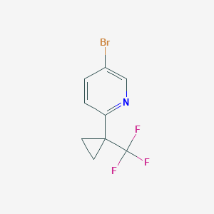 5-Bromo-2-(1-(trifluoromethyl)cyclopropyl)pyridine