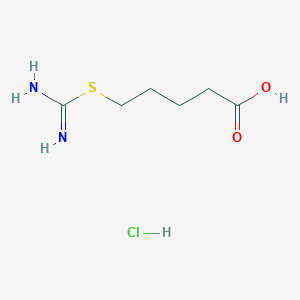 5-(Carbamimidoylthio)pentanoic acid hydrochloride