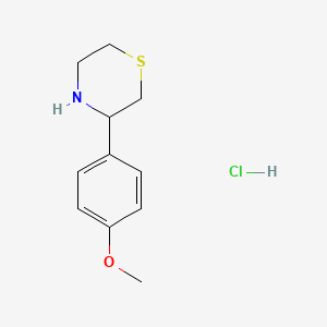 3-(4-Methoxyphenyl)thiomorpholine hydrochloride