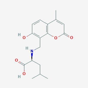 molecular formula C17H21NO5 B2466769 N-[(7-Hydroxy-4-Methyl-2-Oxo-2h-Chromen-8-Yl)methyl]-L-Leucine CAS No. 181125-92-8