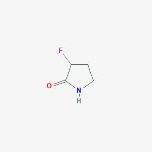 molecular formula C4H6FNO B2466782 3-Fluoropyrrolidin-2-one CAS No. 1026565-61-6