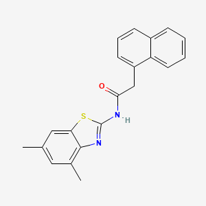 N-(4,6-dimethylbenzo[d]thiazol-2-yl)-2-(naphthalen-1-yl)acetamide