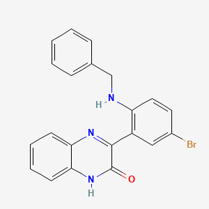 3-(2-(benzylamino)-5-bromophenyl)quinoxalin-2(1H)-one
