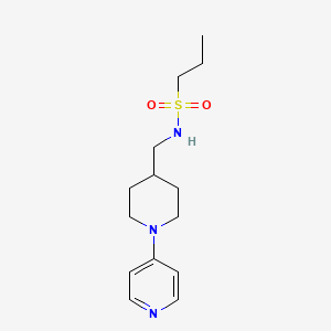 N-((1-(pyridin-4-yl)piperidin-4-yl)methyl)propane-1-sulfonamide