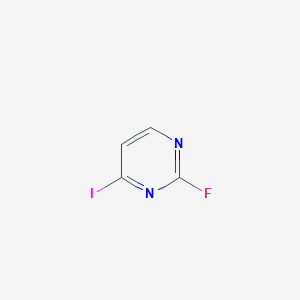 molecular formula C4H2FIN2 B2466798 2-Fluoro-4-iodopyrimidine CAS No. 1806392-49-3