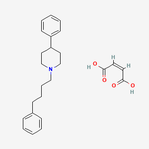 molecular formula C25H31NO4 B2466846 4-Ppbp maleate CAS No. 201216-39-9; 207572-62-1
