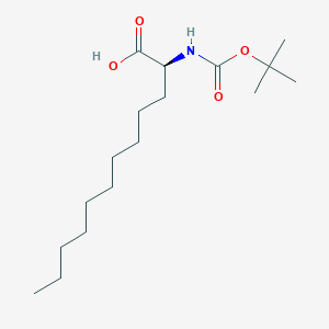 B2466847 (2S)-2-(Boc-amino)dodecanoic acid CAS No. 146276-04-2