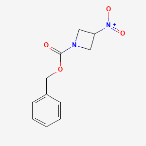 molecular formula C11H12N2O4 B2466950 Benzyl 3-nitroazetidine-1-carboxylate CAS No. 1379079-50-1