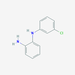 molecular formula C12H11ClN2 B2466973 n1-(3-Chlorophenyl)benzene-1,2-diamine CAS No. 857439-68-0