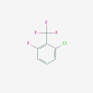 molecular formula C7H3ClF4 B024670 2-Chloro-6-fluorobenzotrifluoride CAS No. 103889-37-8