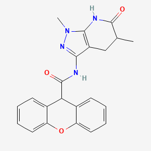 N-(1,5-dimethyl-6-oxo-4,5,6,7-tetrahydro-1H-pyrazolo[3,4-b]pyridin-3-yl)-9H-xanthene-9-carboxamide
