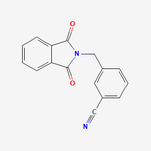 molecular formula C16H10N2O2 B2467089 3-((1,3-Dioxoisoindolin-2-yl)methyl)benzonitrile CAS No. 62898-68-4