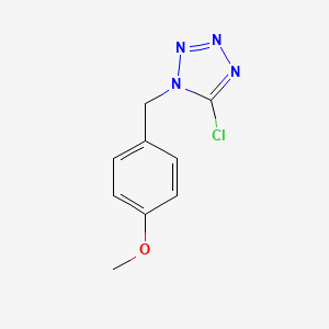 5-chloro-1-[(4-methoxyphenyl)methyl]-1H-1,2,3,4-tetrazole