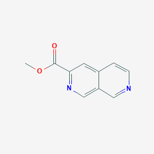 molecular formula C10H8N2O2 B2467149 Methyl 2,7-naphthyridine-3-carboxylate CAS No. 1250443-91-4