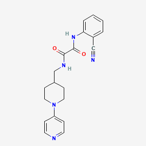 N1-(2-cyanophenyl)-N2-((1-(pyridin-4-yl)piperidin-4-yl)methyl)oxalamide