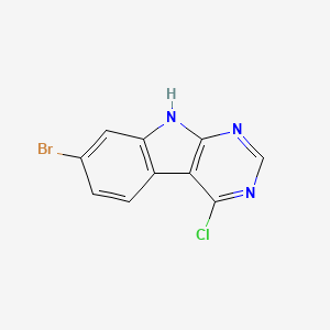 7-bromo-4-chloro-9H-pyrimido[4,5-b]indole