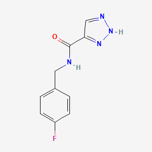 N-(4-fluorobenzyl)-1H-1,2,3-triazole-5-carboxamide