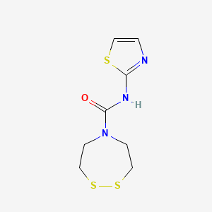 N-(1,3-thiazol-2-yl)-1,2,5-dithiazepane-5-carboxamide