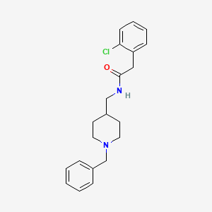 N-((1-benzylpiperidin-4-yl)methyl)-2-(2-chlorophenyl)acetamide