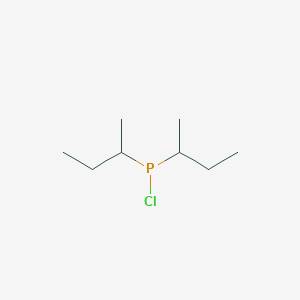 molecular formula C8H18ClP B2467370 bis(butan-2-yl)(chloro)phosphane CAS No. 90222-02-9