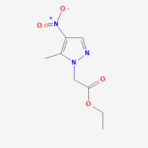 molecular formula C8H11N3O4 B2467412 Ethyl 2-(5-methyl-4-nitro-1H-pyrazol-1-yl)acetate CAS No. 1795275-09-0