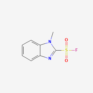 molecular formula C8H7FN2O2S B2467533 1-Methylbenzimidazole-2-sulfonyl fluoride CAS No. 2300954-18-9
